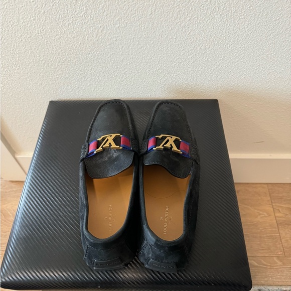 Louis Vuitton Black Suede Loafers. Men’s U.S. 11 - Picture 2 of 2